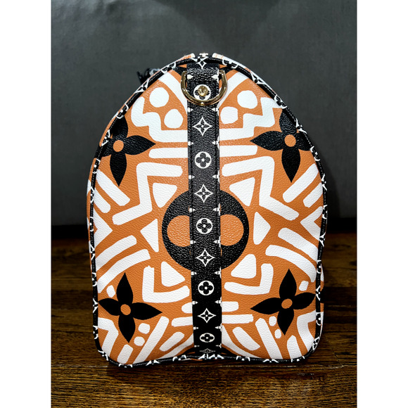 Louis Vuitton Keepall Bandouliere 45 Crafty Brown Monogram Weekend Travel Bag - Picture 7 of 11